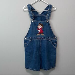 Disney "Grumpy" Shortalls Size L
